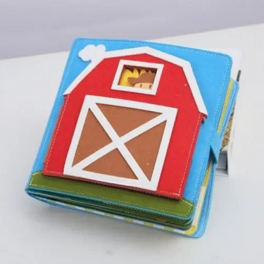 FarmFables | Estimula Mentes Jóvenes - Libro Educativo de Fieltro para Niños Pequeños